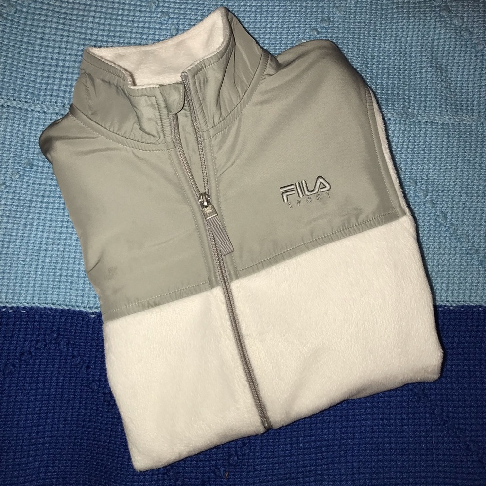 Fila white jacket